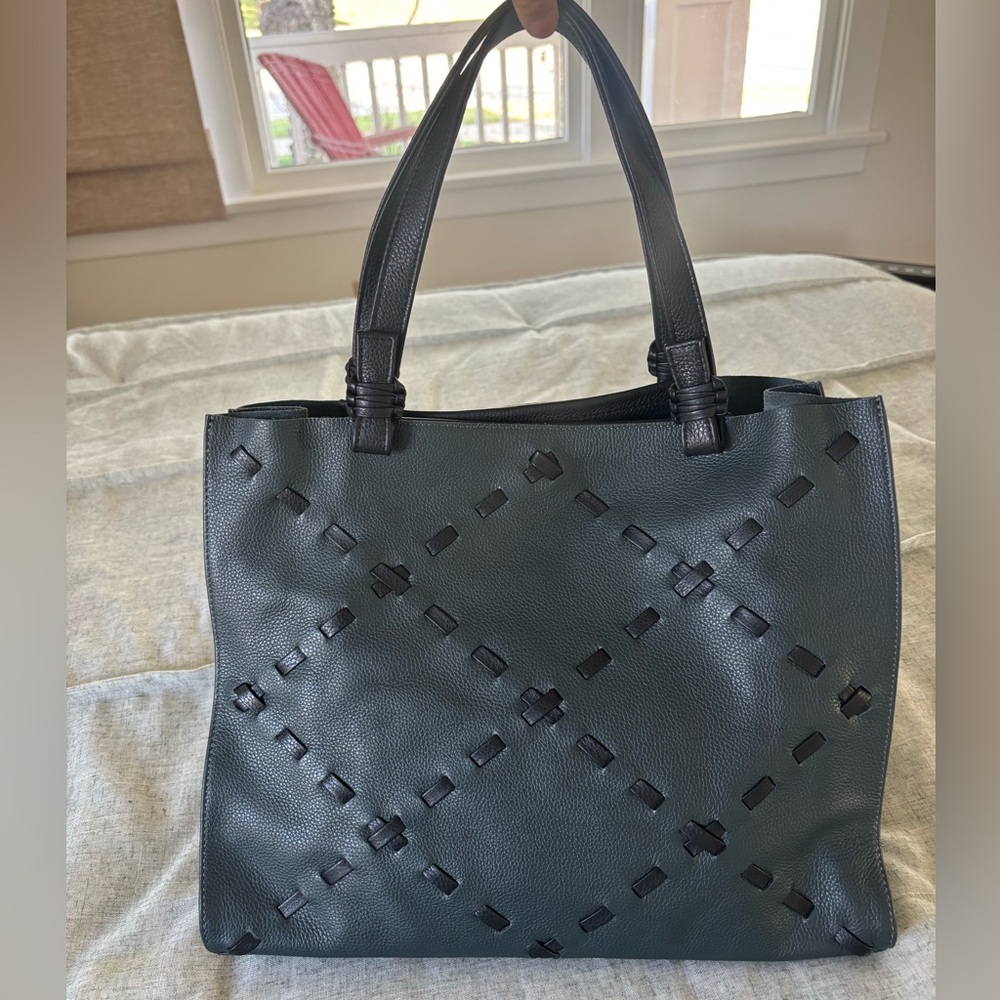 Callista scala medium Leather Tote Bag